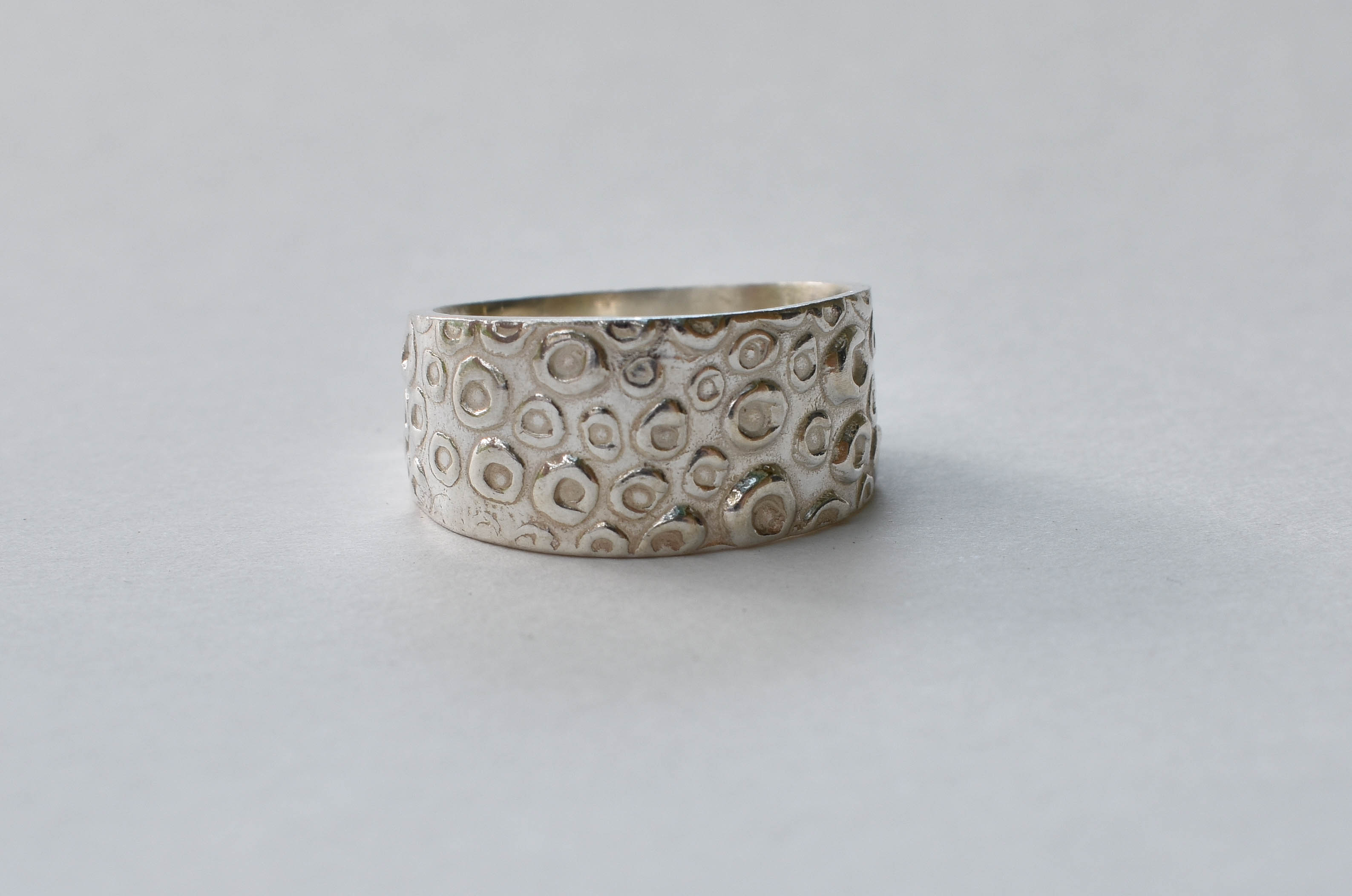 Simple Circle Ring, handmade silver ring